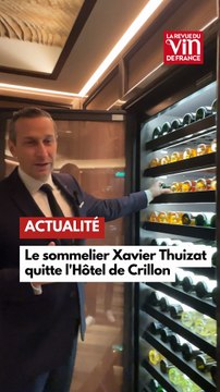 Xavier Thuizat quitte le Crillon