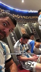 Sergio Agüero hilare après une blague raciste envers les Bleus
