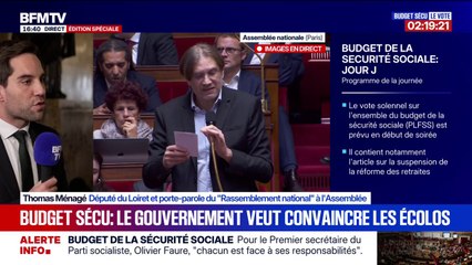 Budget de la Sécu: "Ce qu'il manque dans ce budget, ce sont des économies", estime Thomas Ménagé (RN)