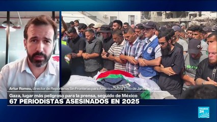 67 periodistas asesinados en 2025: ¿A qué se atribuyen los ataques a la prensa?
