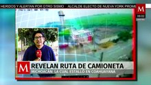 Revelan la ruta de la camioneta que explotó en Coahuayana, Michoacán
