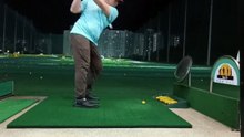 How does it feel to do the rising impact golf swing from Netflix
