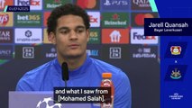 Quansah defends former Liverpool team-mate Salah after outburst