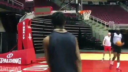 Kardashian Curse Hits Travis Scott As He Struggles To Make Jump Shot At Houston Rockets Practice