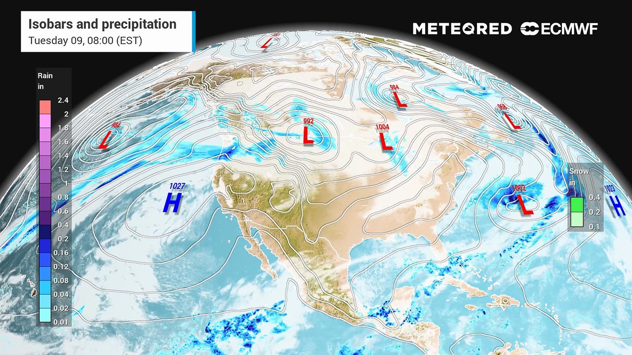 From Soaking Rains to Snowy Skies: A Wild Week of Weather Coast to Coast