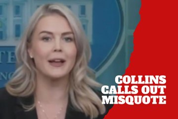 Kaitlan Collins shuts down Karoline Leavitt after misquote on live TV