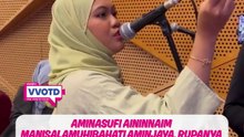 Aminasufi Aininnaim Manisalamuhibahati Aminjaya raih 3.7 juta tontonan, rupanya ada kisah unik di sebalik!