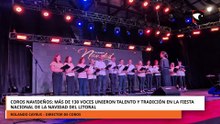 Coros navideños: en la Fiesta Nacional de la navidad del Litoral