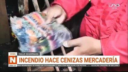 PERSISTE HUMO EN EDIFICIO E LA CALLE SAGÁRNAGA