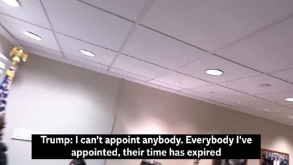 Trump caught on hot mic berating Republicans over appointment hold ups