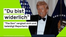 "Du bist widerlich" - "The Don" vergisst sich und beleidigt Reporterin