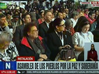 Más de 50 delegaciones participan en la Asamblea de los Pueblos por la Paz y la Soberanía