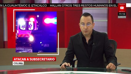 Atacan a balazos al subsecretario de Seguridad Pública de Colima