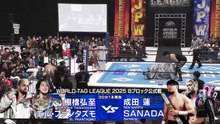 El Phantasmo & Hiroshi Tanahashi vs. Ren Narita & SANADA - World Tag League 2025 Block B Match: NJPW World Tag League 2025 Day 14 (12/9/2025)
