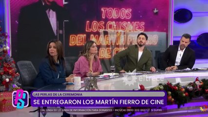 El tenso cruce entre Natalia Oreiro y Benjamín Vicuña en los Martín Fierro de Cine 2025
