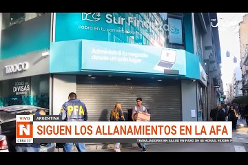 SIGUEN LOS ALLANAMIENTOS EN LA AFA