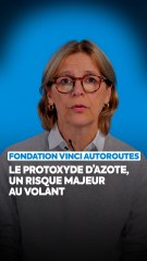 La consommation de protoxyde d’azote explose, surtout chez les jeunes. Bernadette Moreau, déléguée générale de la Fondation VINCI Autoroutes, alerte sur les dangers de cette pratique, notamment en voiture, où elle peut entraîner des accidents graves.