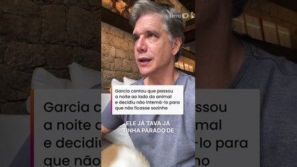 Márcio Garcia anuncia morte de seu cachorro, Dogo, vítima de câncer #shorts