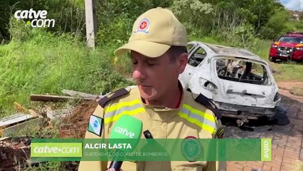'Ele tentou sair', diz subtenente sobre homem encontrado morto em carro em chamas