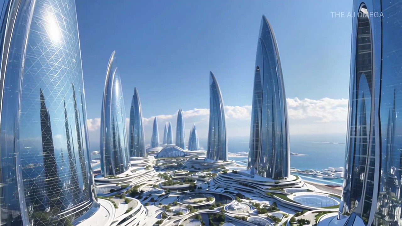 Futuristic Mega City | Year 2500 | AI-Generated Short Film | Chapter 03
