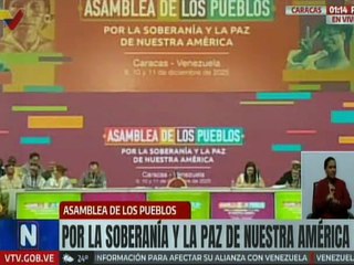 Pdte. de la AN Rodríguez: Amamos la paz de los hombre libres, los pueblos insumisos y soberanos