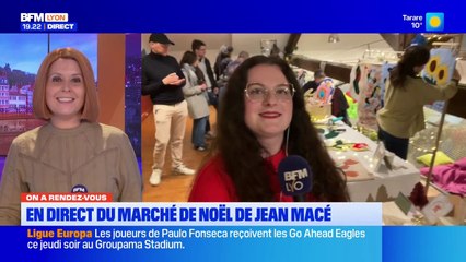 BFM Lyon en direct du marché de Noël des créateurs à Jean Macé (la suite)