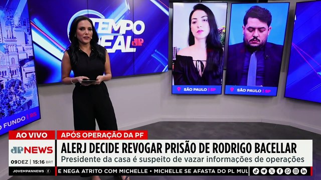 Alerj revoga prisão de Rodrigo Bacellar, suspeito de vazar informações sigilosas | TEMPO REAL