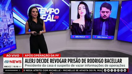Alerj revoga prisão de Rodrigo Bacellar, suspeito de vazar informações sigilosas | TEMPO REAL