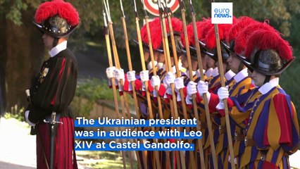 Zelenskyy seeks backing from Pope Leo XIV and Meloni as he refuses ceding Ukrainian land to Russia