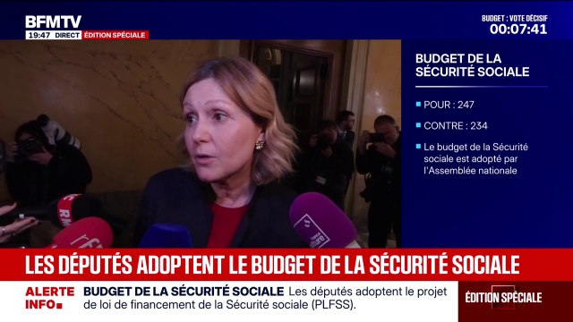 Budget de la Sécu adopté: C'est un très bon signe, la navette se poursuit , déclare Yaël Braun-Pivet, présidente de l'Assemblée nationale