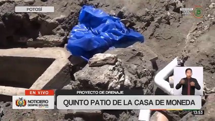 Casa de la Moneda en Potosí realiza trabajos de drenaje preventivos