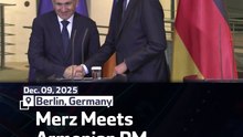 Merz Meets Armenian PM Pashinyan in Berlin