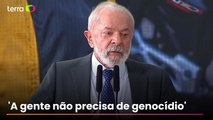 'Não precisa de genocídio para acabar com banditismo', diz Lula sobre combate ao crime organizado
