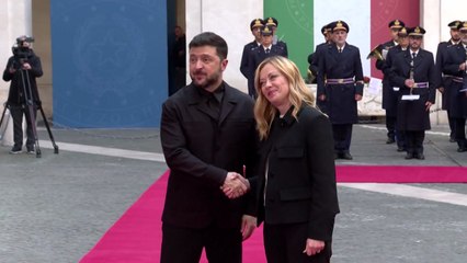 젤렌스키, 이탈리아 총리 면담..."지속적 지원 기대" / YTN