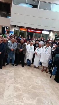 Sinop'tan kutsal topraklara direkt uçuşla 158 umreci uğurlandı