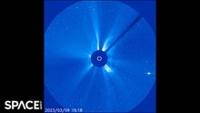 Butterfly-Shape' Coronal Mass Ejection Captured