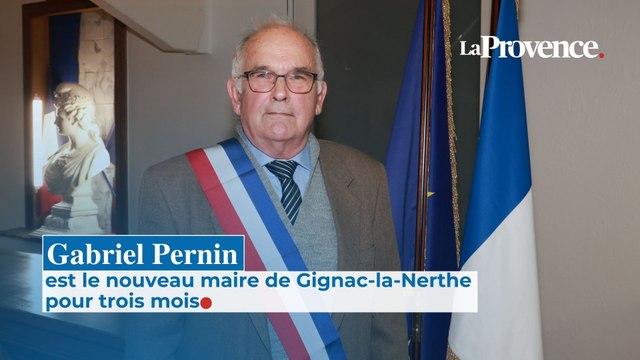 Gabriel Pernin, ancien premier adjoint, élu nouveau maire de Gignac-la-Nerthe… pour trois mois
