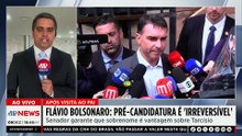 OFICIAL? Flávio Bolsonaro diz que pré-candidatura é “irreversível”
