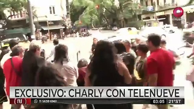 Charly García visitó la esquina homónima