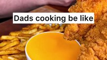 How to taste DAD'S FRIED CHICKEN properly？😅❤️🍗｜ CHEFKOUDY