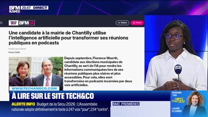 À lire sur le site Tech&Co : Une candidate à la mairie utilise l'IA pour transformer ses réunions publiques en podcasts, par Kesso Diallo - 09/12