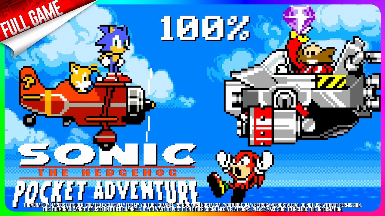 Sonic Pocket Adventure (Neo Geo Pocket Color - World) Longplay (100%)