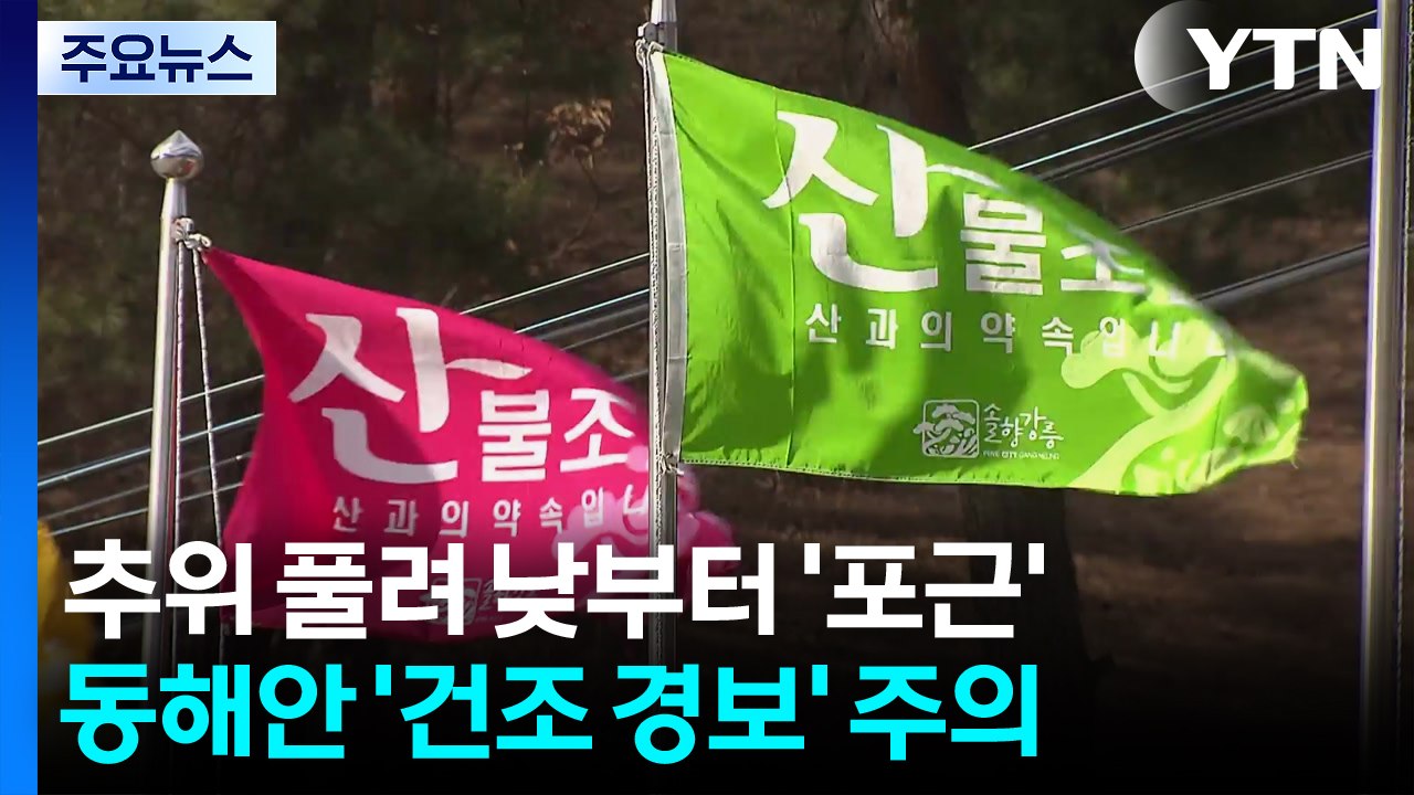 [출근길 YTN 날씨 12/10] 동해안 '건조경보', 산불 주의...당분간 큰 추위...
