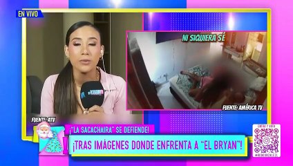 "LA SACACHAIRA" SE DEFIENDE TRAS IMÁGENES DONDE ENFRENTA A "EL BRYAN" | Willax