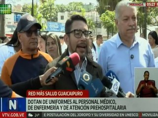 Miranda | Dotan de uniformes a profesionales de la Red +Salud Guaicaipuro