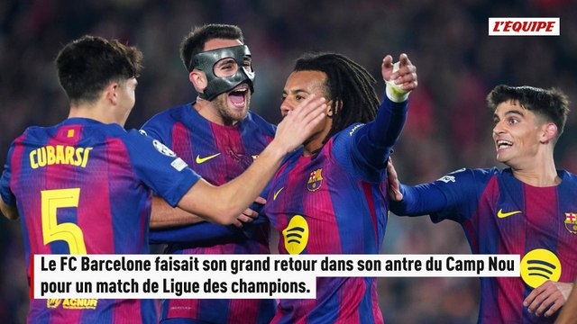 Un doublé de Jules Koundé sauve Barcelone contre Francfort - Foot - Ligue des champions