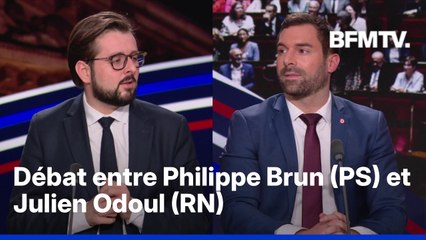 Budget de la Sécu adopté: débat entre Philippe Brun (PS), et Julien Odoul (RN)