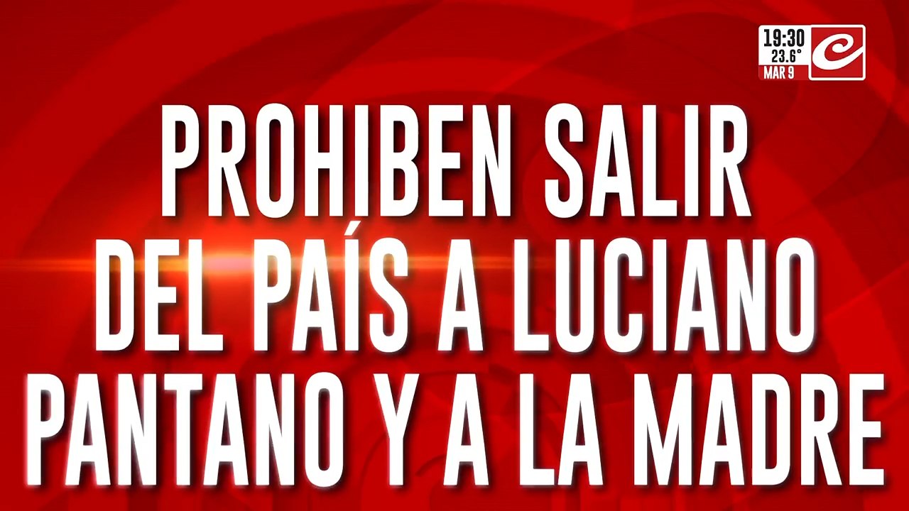 Prohiben salir del país a Luciano Pantano y a la madre, supuestos testaferros de Tovigino