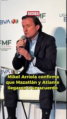 ¡YA SE ARMÓ! Mikel Arriola comparte los avances  en el tema de la Multipropiedad y asegura que Mazatlán y Atlante ya han alcanzado un acuerdo para el tema de la venta de la franquicia.