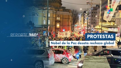 Protestas en Noruega contra la concesión del Nobel de la Paz